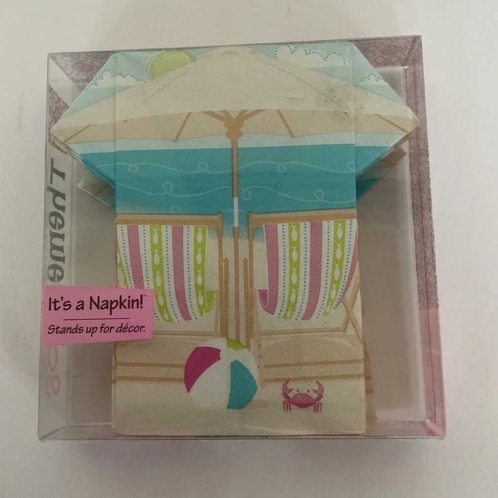 Theme Naps Party Napkins Beach Theme NWT